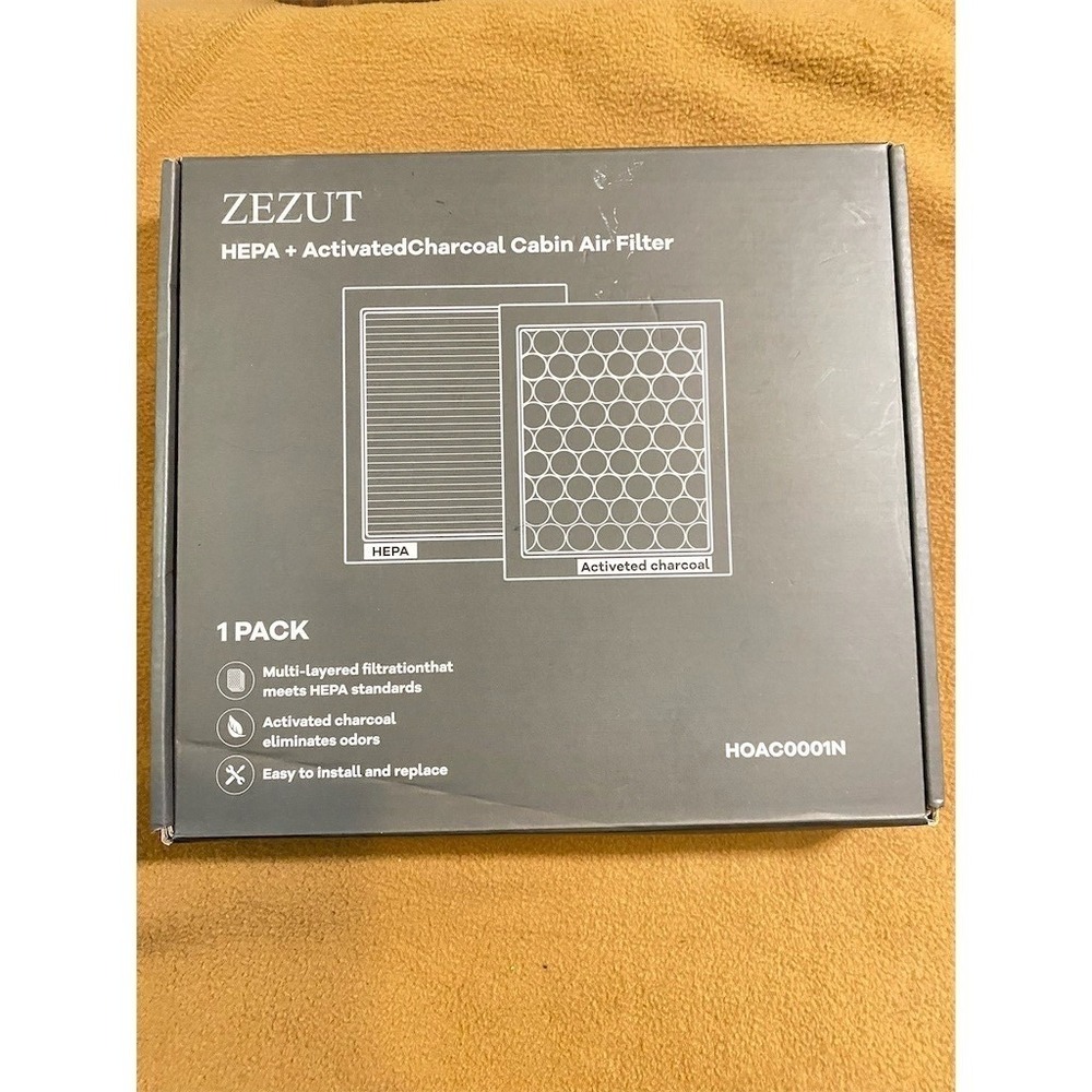 ZEZUT HEPA Activated‎ Charcoal Cabin Air Filter Replacement 1 Pack